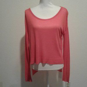 Elizabeth and James Pink Scoop Neck Sweater